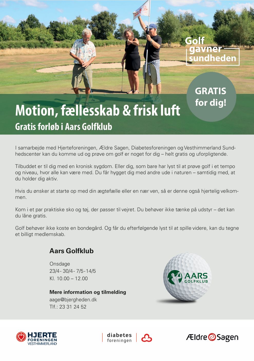 Golf gavner sundhed